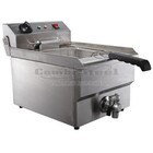 Combisteel Elektrische tafelfriteuse met aftapkraan - 1 X 10 Liter
