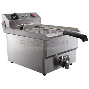 Combisteel Elektrische tafelfriteuse met aftapkraan - 1 X 10 Liter