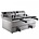 Combisteel Pro elektrische friteuse - 2x10 Liter