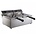 Combisteel Elektrische Tafelfriteuse 6 +6 Liter