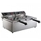 Combisteel Elektrische Tafelfriteuse 6 +6 Liter
