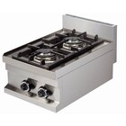 Combisteel 2-pits gaskooktoestel tafelmodel