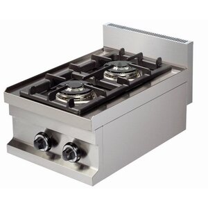 Combisteel 2-pits gaskooktoestel tafelmodel