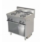 Combisteel Elektrische Kookplaat 4 elementen