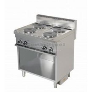 Combisteel Elektrische Kookplaat 4 elementen