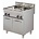 Combisteel Professionele friteuse met onderstel - 2 x 10 Liter