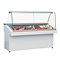 Combisteel Slager Vitrine | Gebogen Glas 118(h)x150(b)x76,5(d) cm
