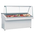 Combisteel Gekoelde vitrinetoonbank - 118(h)x170x76,5 cm
