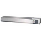 Combisteel Opzetkoelvitrine met RVS Deksel 5 x 1/4 GN