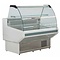 Combisteel Slager Vitrine Gebogen Glazen Toonbank 128(h)x158(b)x97,59(d) cm