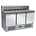 Combisteel Pizza gekoelde werkbank / saladette - 9 X 1/6 Gastronorm