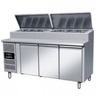 Combisteel Saladette Professioneel 3 Deurs met Werkblad GROOTKEUKEN