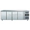 Combisteel Koelwerkbank 4 Deurs 223(b)x60(d)x86(h) cm