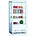 Combisteel Glazen koelvitrine wit 78 Liter - 3 Roosters