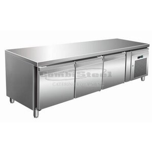 Combisteel Professionele Koelwerkbank 3 deuren 3 X 1/1 Gastronorm