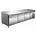 Combisteel Professionele Koelwerkbank 3 deuren 3 X 1/1 Gastronorm
