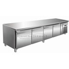 Combisteel Koelwerkbank 4 deurs - 4 X 1/1 GN - +2/+8ÂºC