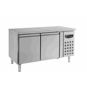 Combisteel Bakkerskoelwerkbank 2 Deurs | 151(b)x80(d)x85(h) cm