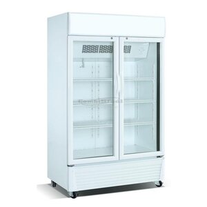 Combisteel Koelkast met Glazen Deuren 590 Liter