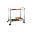 Combisteel Serveerwagen RVS met 2 Bladen 86x54x94(h)
