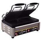 Buffalo Dubbele Contact Grill - Geribd /Glad