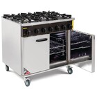 Buffalo Mobiele Professionele Gasfornuis met gasoven