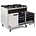 Buffalo Mobiele Professionele Gasfornuis met gasoven