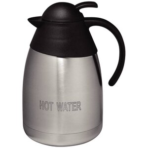 Olympia RVS isoleerkan, 'HOT WATER', 1,5ltr