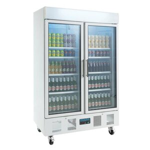 Polar Bar Koeling voor Flessen 952 Liter | 2 Klapdeuren