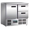 Polar Gekoeld werkbank - 1 deur en 2 laden -2C tot +8C.
