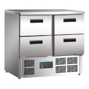 Polar Gekoelde werkbank 4 laden - 4 x GN 1/1