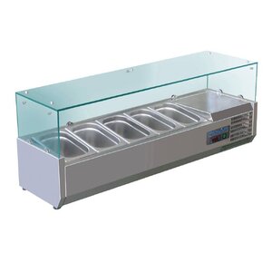 Polar Opzetkoelvitrine 5xGN1/4