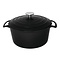 Vogue ronde braadpan zwart, 3,2ltr - 20,5cm