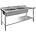 Vogue spoeltafel 180cm, 2 bakken links