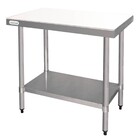Vogue RVS werktafel met snijplank 90(b)x90(h)x60(d)cm