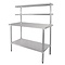 Vogue RVS Werktafel & Wandplanken 180(b)x150(h)x60(d) cm
