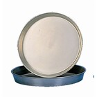HorecaTraders Pizzapan zwart staal Ã˜ 17,5cm