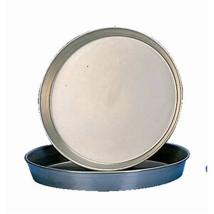 HorecaTraders Pizzapan zwart staal Ã˜ 17,5cm