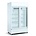 Combisteel Koelkast met wielen en glazen deur - 590 Liter