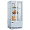 Polar Compacte witte Koeldisplay met glazen deur 87 liter