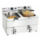 Bartscher Dubbele friteuse - 2 x 8 Liter