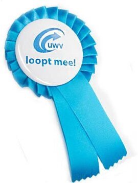 Rozetbutton enkel 56 mm vanaf