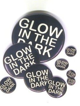 31 mm button Glow in the Dark buttons vanaf