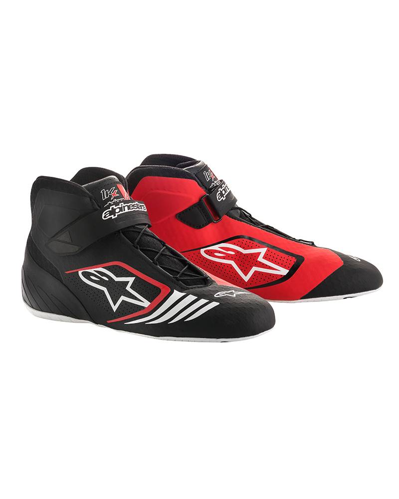 Alpinestars Tech-1 KX Shoe Zwart Wit Rood - Racing Fashion