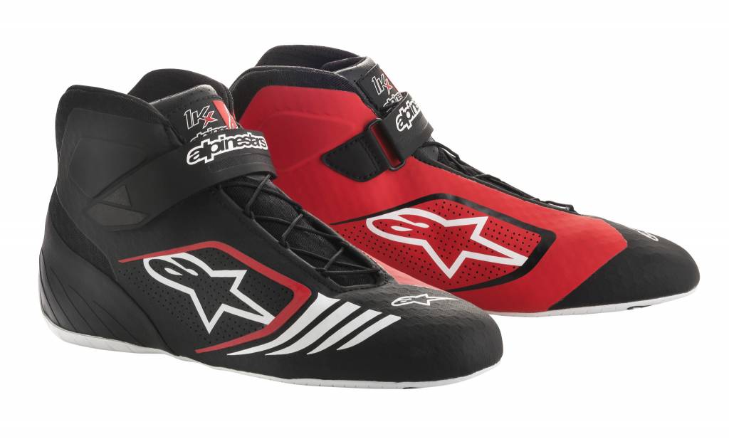 Alpinestars Tech-1 KX Shoe Zwart Wit Rood - Racing Fashion
