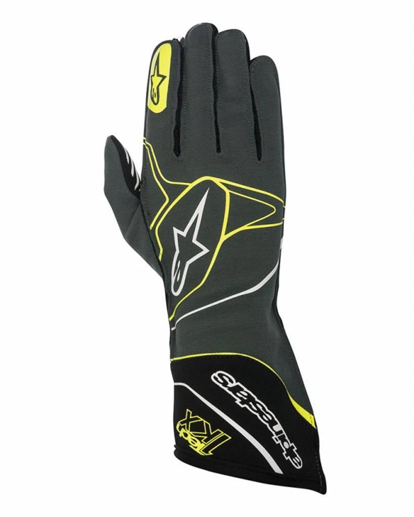 Alpinestars Tech-1 KX Gloves Anthracite/Noir/Jaune Fluo