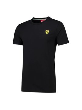 Ferrari Mens Classic Crew Neck Tee - Black