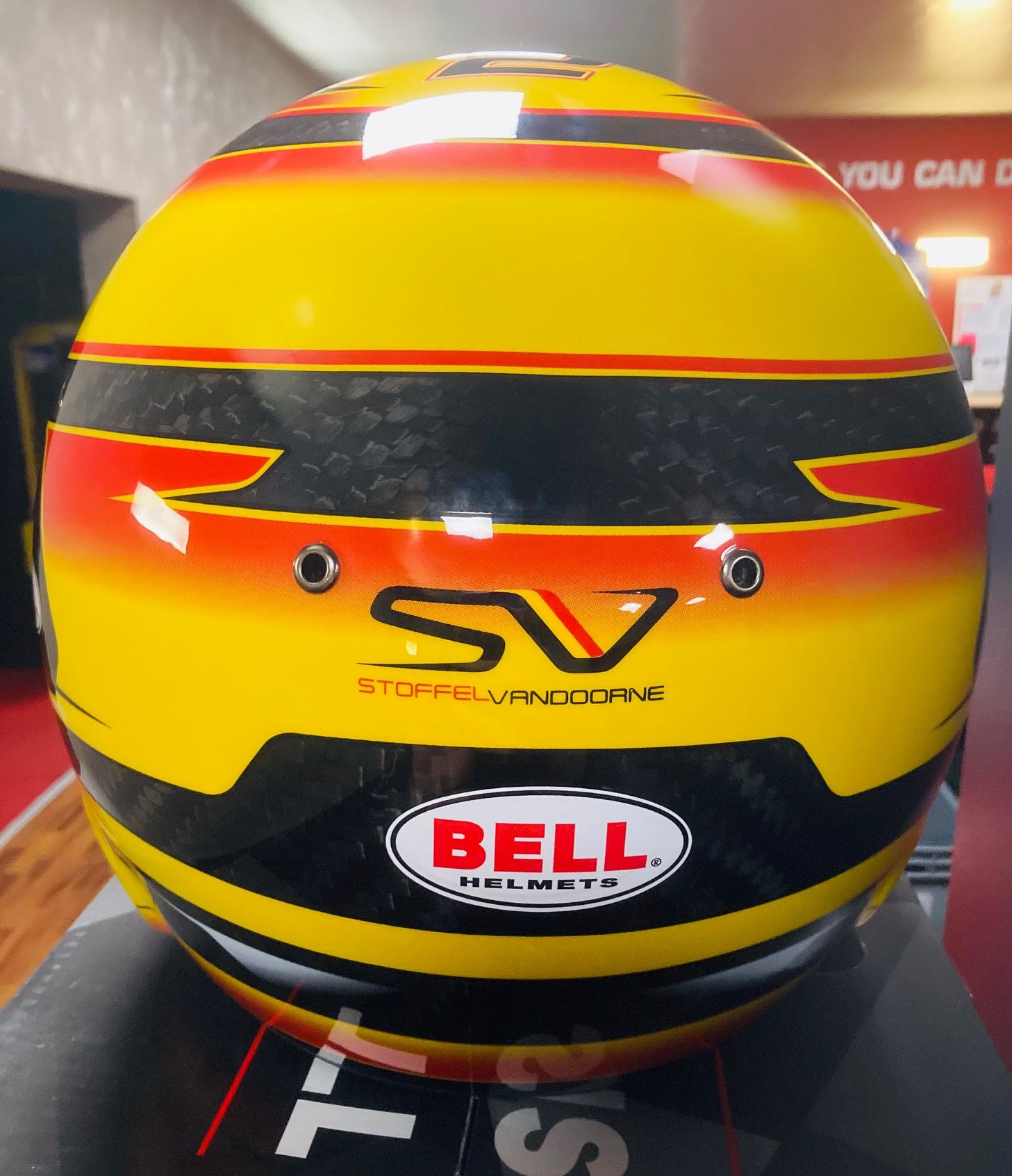 Casque Bell F1 Replica Helmet 1:1 Stoffel Vandoorne 2018 - Racing