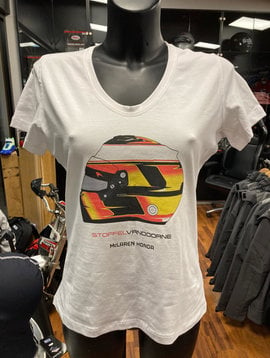 McLaren T-Shirt "Helmet" Weiss Frau