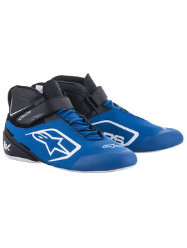 Alpinestars Tech-1 K V2 Chaussures Bleu-Noir-Blanc